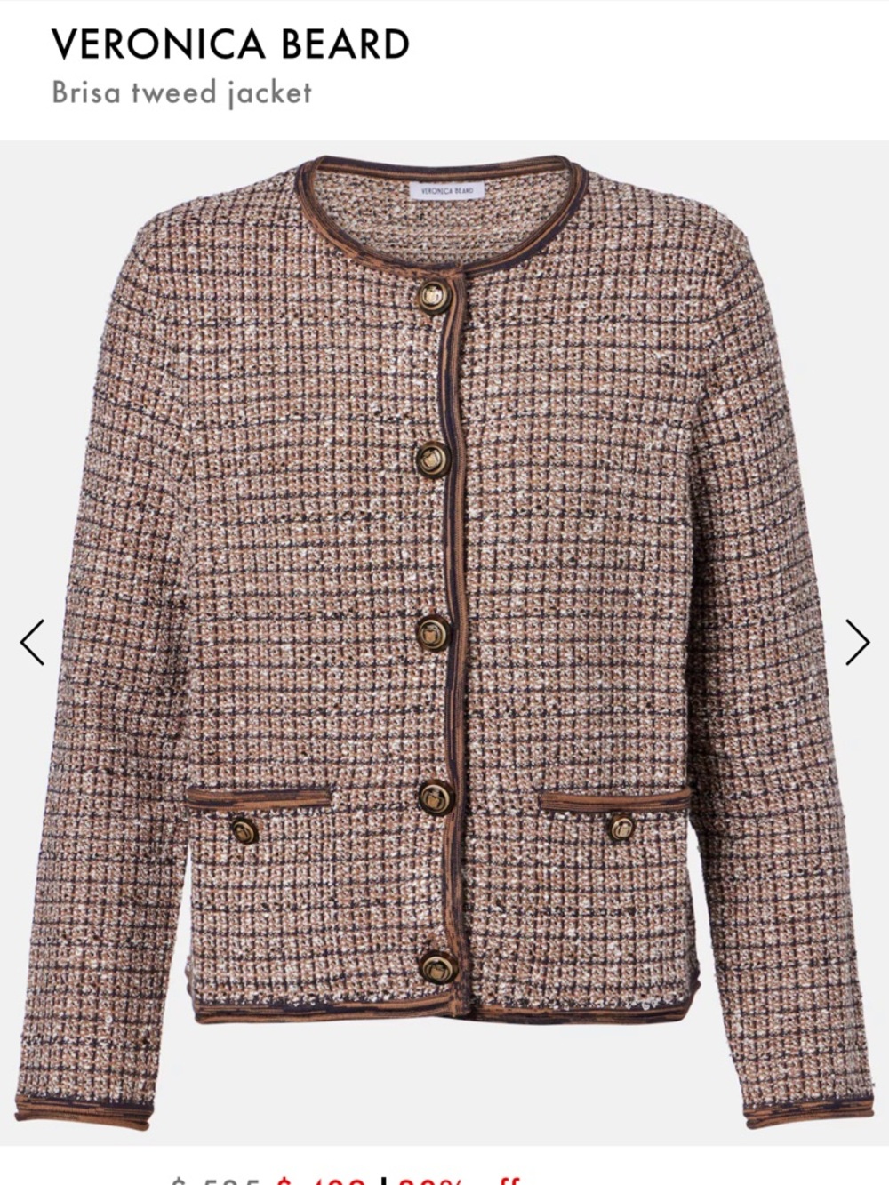 Veronica Beard Brisa knit jacket